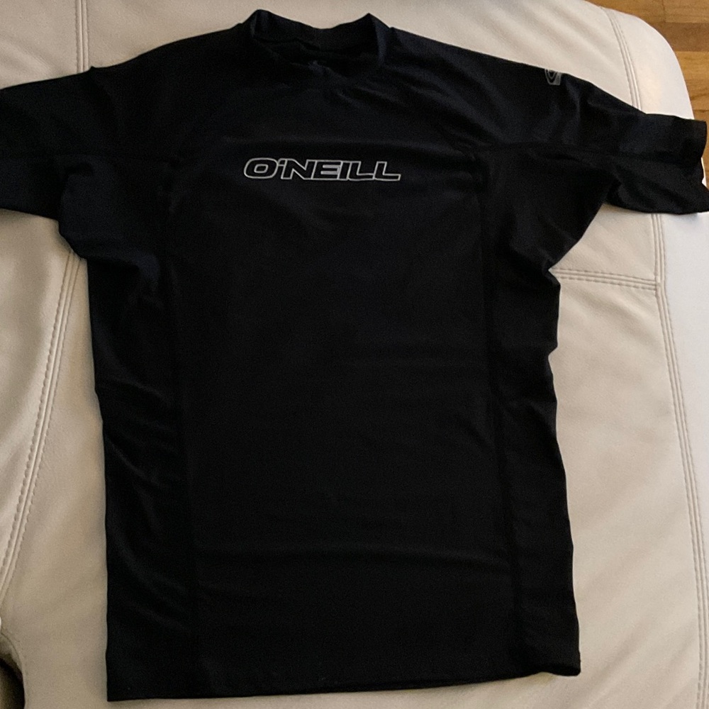 O'Neill Men's Black Rash Guard man xlarge black